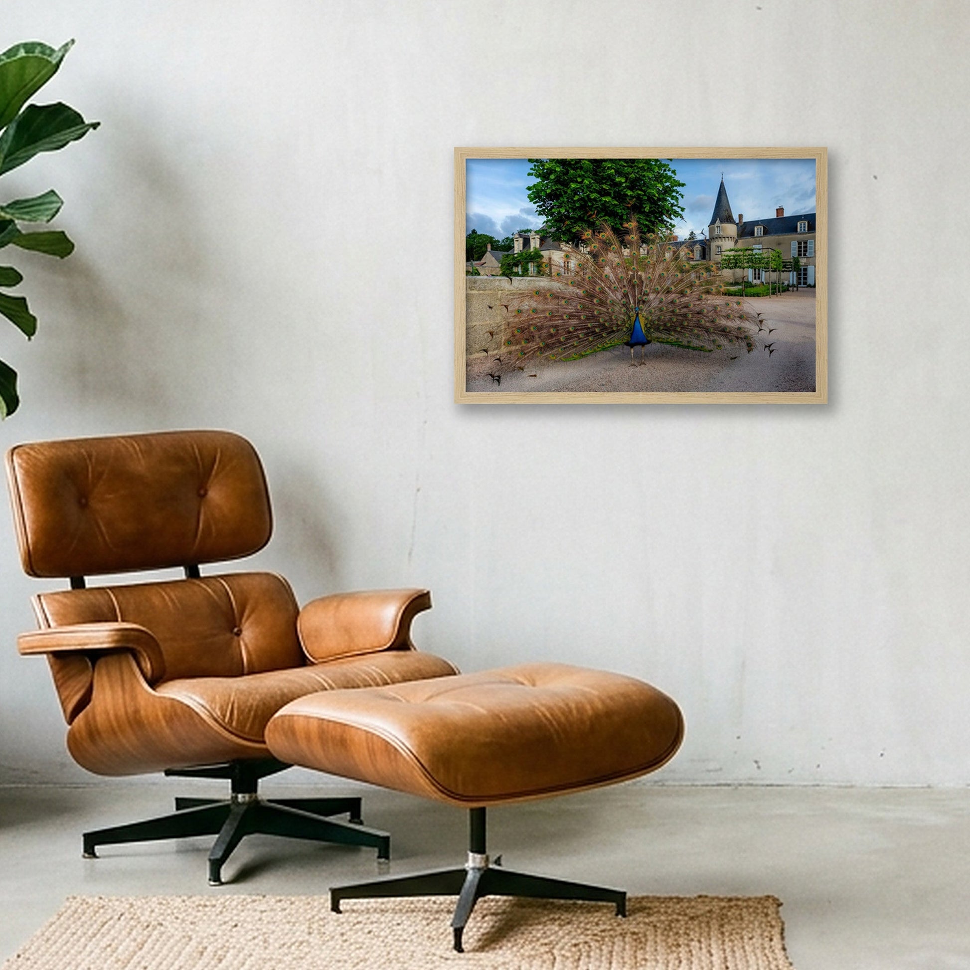 Thor God of Thunder — 45×30cm, 18×12" Oak Frame