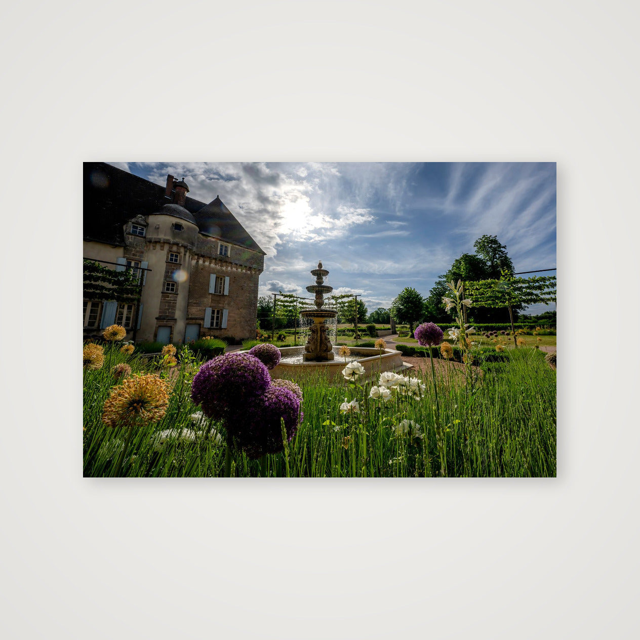 Lalande fountain — 45×30cm, 18×12" Print only