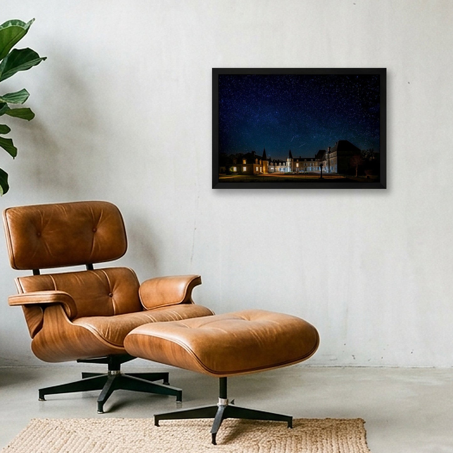 The stars above Lalande — 45×30cm, 18×12" Black Frame
