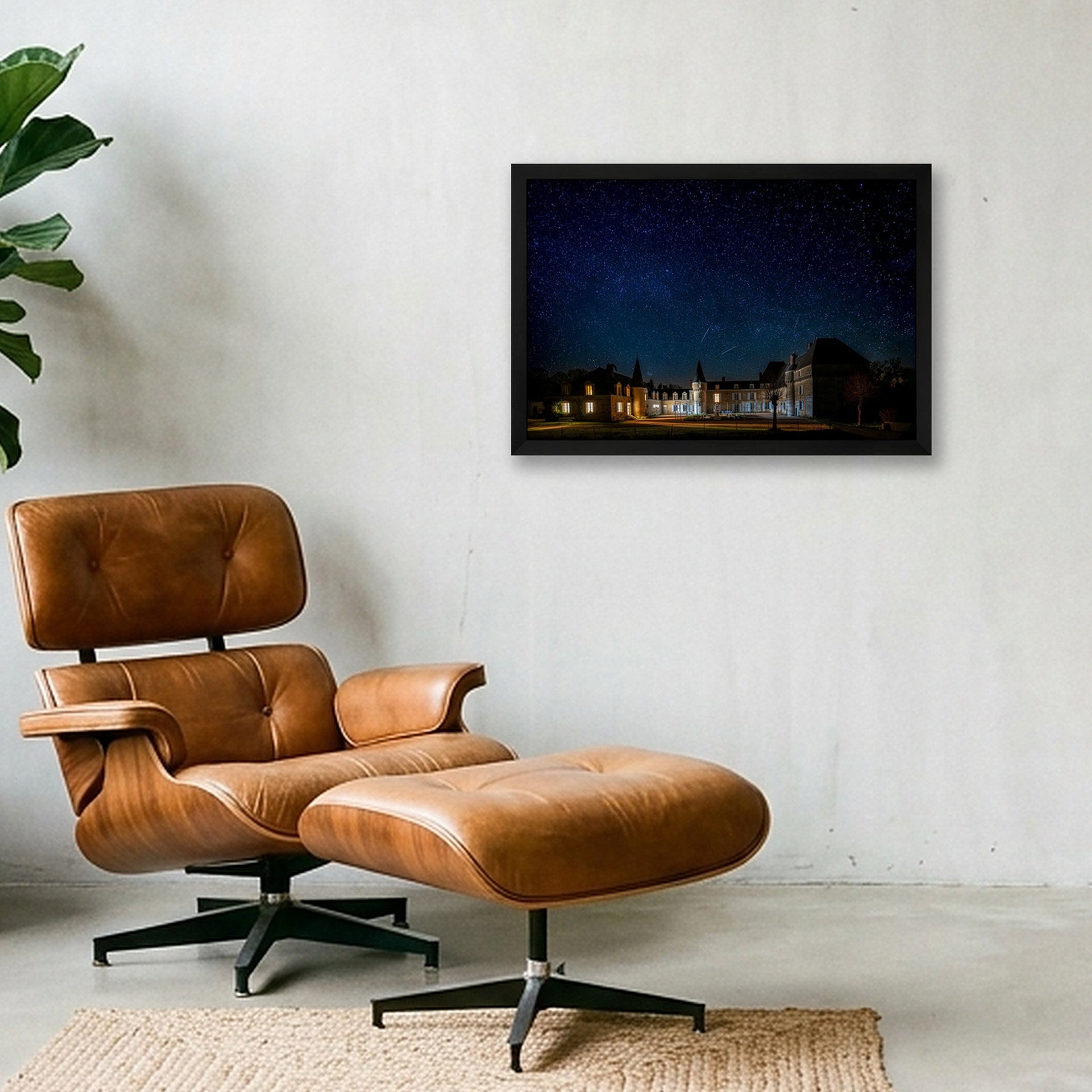 The stars above Lalande — 45×30cm, 18×12" Black Frame