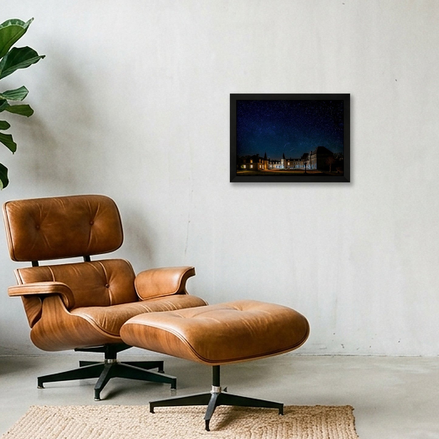 The stars above Lalande — A4 (30×21cm, 12×8") Black Frame