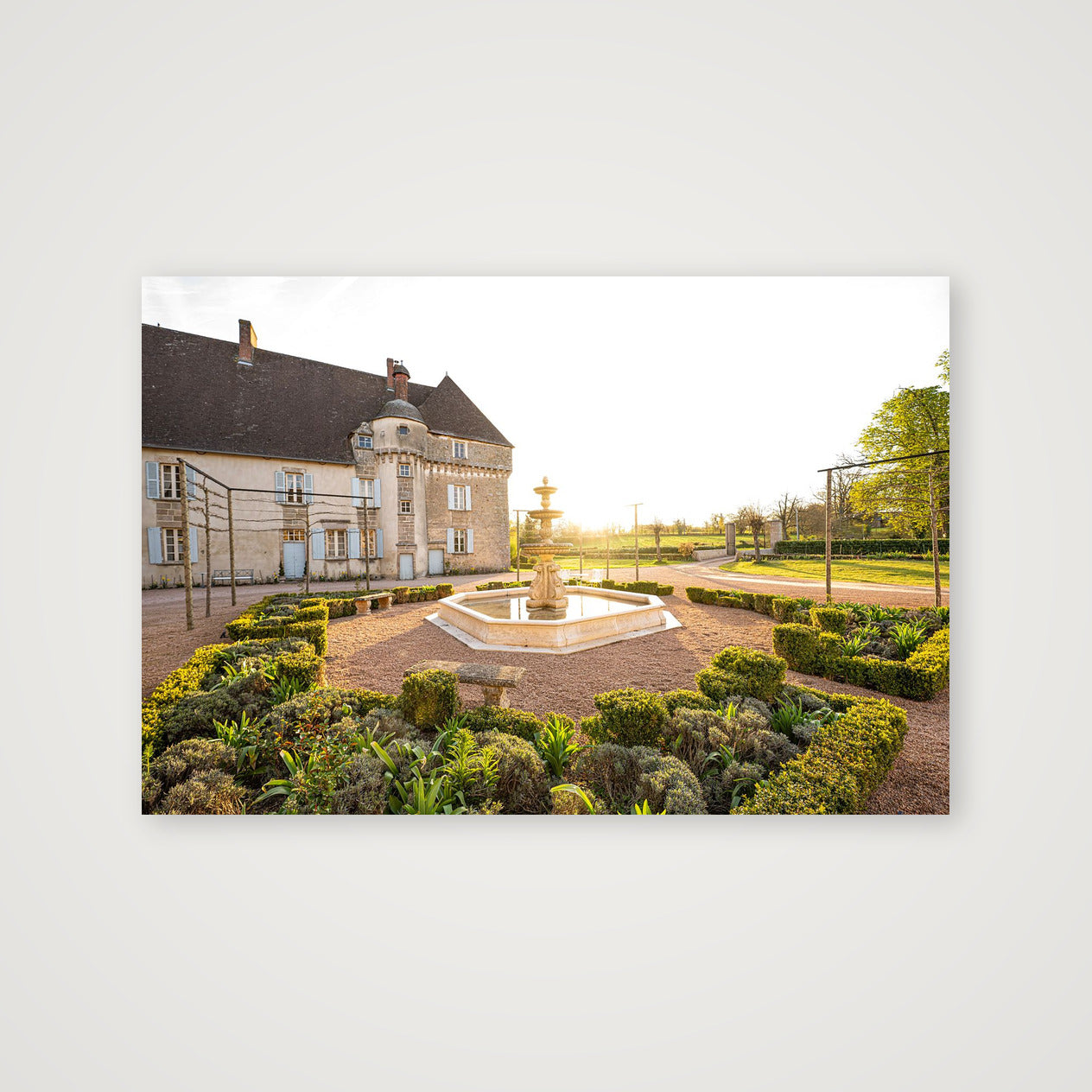 Lalande Courtyard — 60×40cm, 24×16" Print only