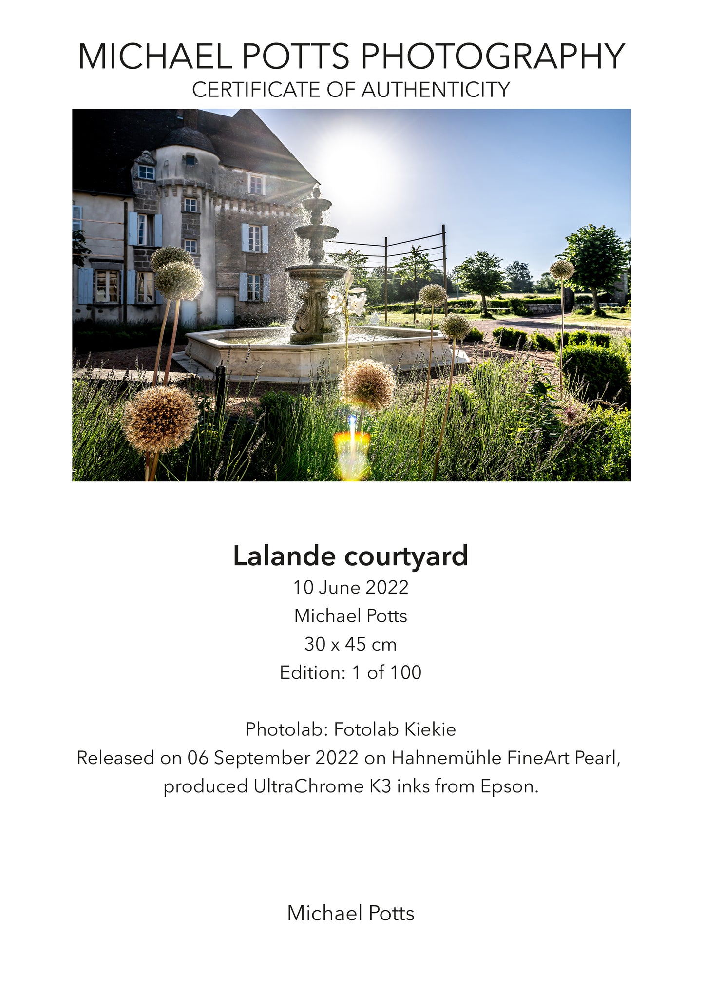 Lalande Courtyard