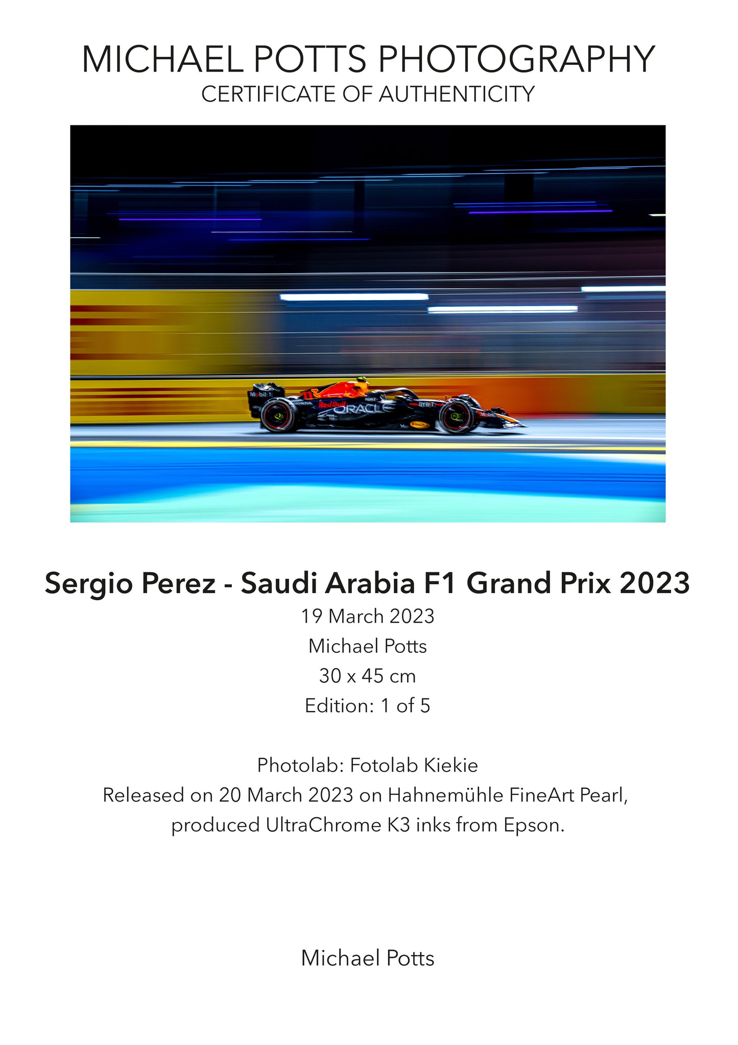 Sergio Perez - Saudi Arabian Grand Prix